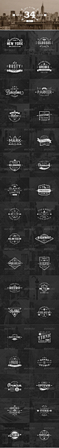 34 Retro Labels Badges Template | Buy and Download: http://graphicriver.net/item/34-retro-labels-badges/8045476?WT.ac=category_thumb&WT.z_author=vuuuds&ref=ksioks