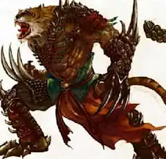 陆吾，传说中的昆仑山神名。即肩吾。人面虎身虎爪而九尾。《山海经·西山经》：“西南四百里，曰昆仑之丘，是实惟帝之下都，神陆吾司之。其神状虎身而九尾，人面而虎爪；是神也，司天之九部及帝之囿时。”郭璞注： “即肩吾也。庄周曰‘肩吾得之，以处大山’也。”陆吾神掌管这“帝之下都”，还兼管“天之九部”。


