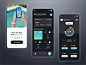 Smart Pool App UI Design app design app ui design design internet of things iot mobile app mobile app design product design smart app smart life smart pool swimming pool ui design uiux