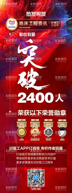 庆祝突破海报  - 源文件下载【酷图网】海报,庆祝,突破,祝贺,喜庆,荣誉,