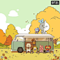 【191003 推特】BT21更新
"Feel that?"
"What?"
"Autumn's here." 
 
  
#Autumn #Camping #KOYA #RJ #SHOOKY #MANG #CHIMMY #TATA #COOKY #VAN #BT21 ​​​