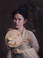 她是90后画家，却拥有60后水平，是中国画界的“荷画美人”
