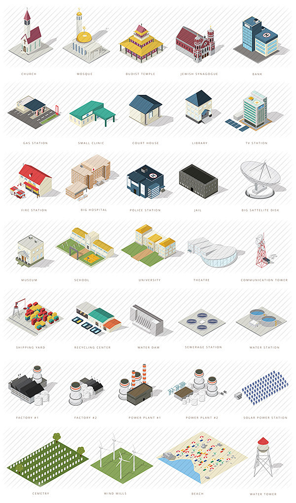 Isometric City Maps ...