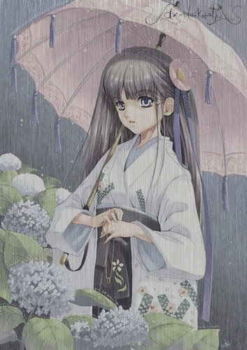 #雨天# #二次元#