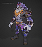 Werewolf , Antonio Arroyo Fernández : Hello everyone! 
I want to show you a new personal project. This time I wanted to make a stylized creature and this is the result. I hope you like it.
The concept is based in https://www.artstation.com/mrxuexiang