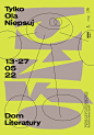 A poster design to promote my solo show at the Łódź Design Festival