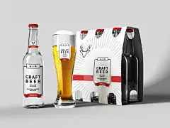 啤酒个性瓶装样机