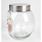 【E9453006】居元素 储物密封罐 保鲜储存 配勺子（红/黑） 原创 设计 新款 2013