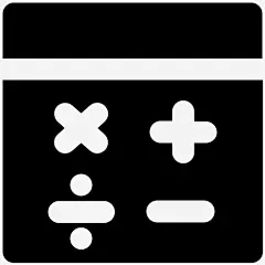 计算器教育字形图标_88ICON https://88icon.com 计算器 教育字形