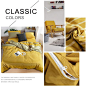 Amazon.com: White Striped Yellow Duvet Cover Set Queen 100% Washed Cotton Bedding Mustard Bedroom Collection Stripes Pattern with Zipper Ties Patchwork Bedding Set Toffee and Yellow : Home & Kitchen