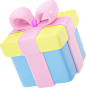 3D Gift Box Illustration