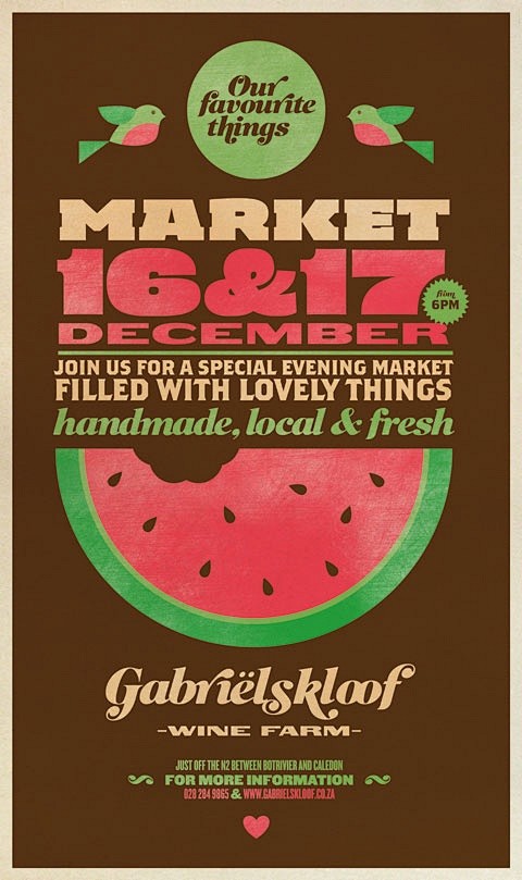 Gabrielskloof market...