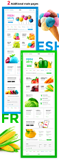 Fresh Food Delivery — Website Concept : Fresh Food Delivery helps you find and order healthy food from wherever you are.