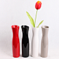 丰舍 新房客厅婚房现代简约陶瓷花瓶 白色红色花瓶乔迁新居 QPHP-tmall.com天猫