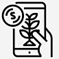 增长商业经济图标高清素材 UI 页面网页 平面电商 创意素材 png素材