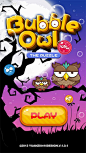 Bubble Owl ~`Game UI by yuan yuan, via Behance