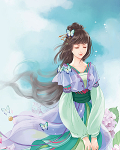 Chny13采集到古风原画立绘