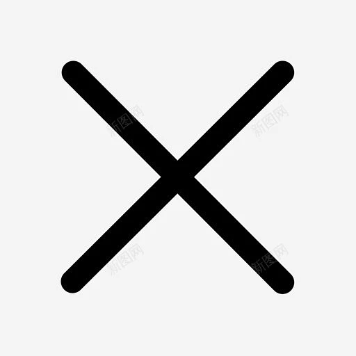 叉号 创意素材-花瓣网