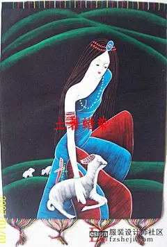 蜡染 云南蜡染 苗族蜡染大图