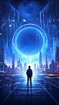 mj06661_Future_tech_scene_vector_tech_sci-fi_blue_58c162f8-4f7e-4f8b-9fa2-ad23b13a509c