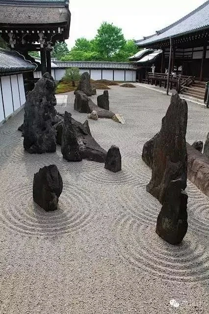 一沙一世界 · 日本禅宗庭院之枯山水【第一辑】图片_J建筑（东方实物）图片素材-花瓣网