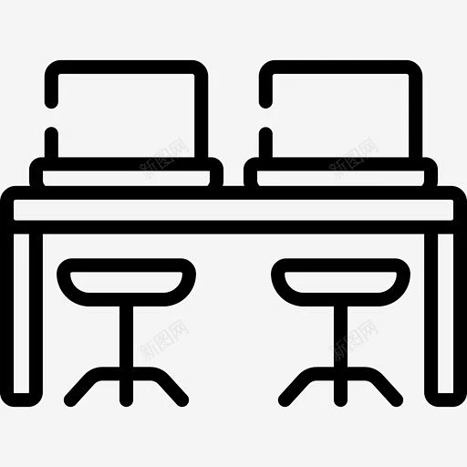工作台工作场所31线性图标 免费下载 页面网页 平面电商 创意素材-花瓣网