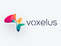 voxelus 渐变LOGO-字体传奇网-中国首个字体品牌设计师交流网