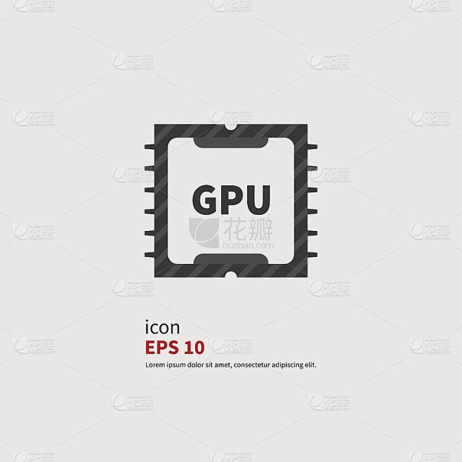 GPU图标素材-花瓣网