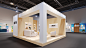 Exhibition  expo Stand booth 3D corona modern 3ds max Render architecture