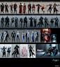 独具特色的人物套装设定图 - cgwall游戏原画
