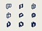 P lettermark exploration for a metal fabrication company based in LA by. P Lettermark Exploration