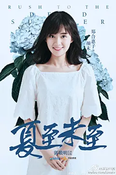 今日，@郭敬明 原著改编的电视剧#夏至未至#举行发布会，正式宣布主演阵容并曝光一组海报@陈学冬 #郑爽# @白敬亭@郑合惠子@夏梓桐@张超Juck@王玉雯Uvin@庞瀚辰@柴柴柴碧云 等主演，说说这个阵容乃打多少分呢