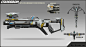 Scifi crossbow concept, Rock D : Also old work for the cancelled project.

Scifi crossbow concept .Hope u like it!