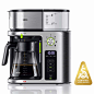 Amazon.com: Braun 博朗 KF9070SI MultiServe 咖啡机 7 可编程冲泡尺寸 / 3 力量 + 冰咖啡和 SCA 认证，玻璃水瓶（10 杯），不锈钢: Kitchen & Dining