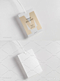 服装吊牌标签样机模板 Clothes label tag blank white mockup_服装样机_素材下载-乐分享素材网