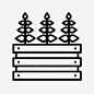 花盆花圃菜园图标 页面网页 平面电商 创意素材