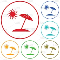 草图,图标,伞,户外,季节,轮廓,直的,湿,概念,安全的