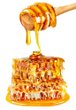 美味的蜂蜜与蜂蜜棒高清图片 - 素材中国16素材网