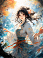 华服少女