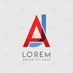信函,品牌名称,红色,蓝色,商务,字母,品红色,技术,现代,市场营销