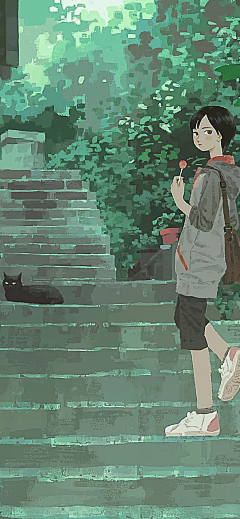 不甜鸭鸭采集到插画