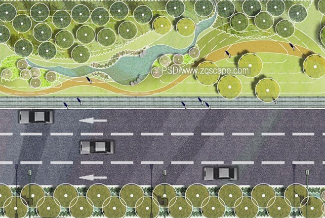 人文科技大道景观提升改造-城市道路景观绿...