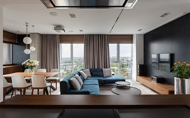 River View公寓现代室内设计