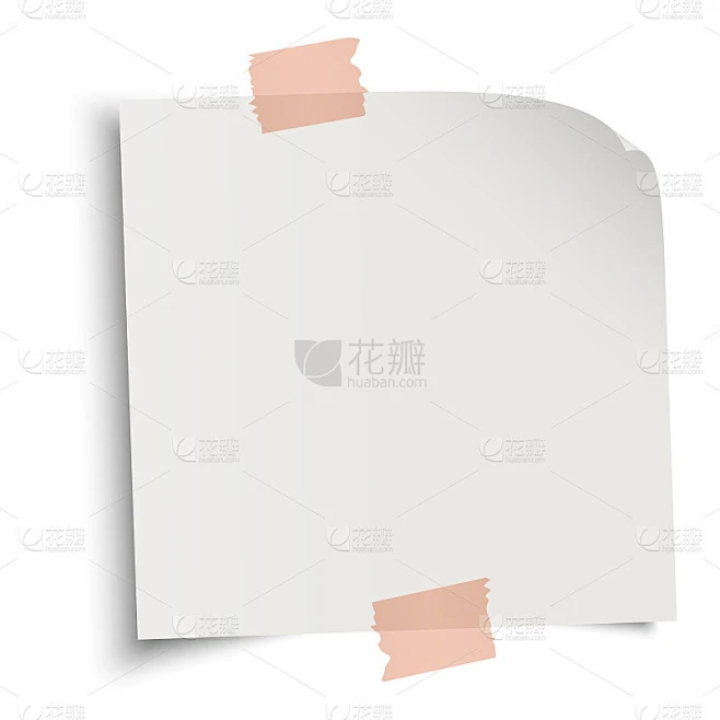 纸条/带胶条的纸素材-花瓣网