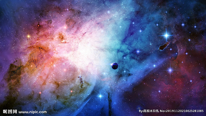 星空 蓝色星空 星空吊顶 星空桌面 宇宙...