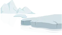 冰山雪山雪景冰川PNG素材PNG