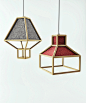产品设计，木质，毛毡，FLU lamp，灯具，