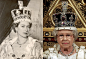 佩戴帝国皇冠的伊丽莎白女王。