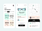 移动应用程序UI购物应用程序ui移动应用程序ios应用程序光主题框架产品详细信息电子商务商店电子商务应用程序眼镜眼镜镜片卡ui用户界面排版用户体验产品设计ui-ux ux ui