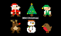 圣诞节IDEA
8Bit Christmas By Jake Smith
8位色的T恤圣诞系列图案设计。